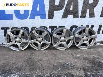 Алуминиеви джанти за Peugeot 307 Hatchback (08.2000 - 12.2012) 15 цола, ширина 6.5 (Цената е за комплекта)