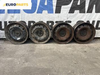 Стоманени джанти за Renault Megane Scenic (10.1996 - 12.2001) 15 цола, ширина 6 (Цената е за комплекта)