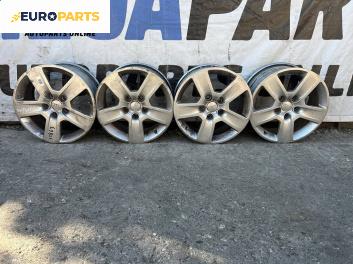 Алуминиеви джанти за Audi A4 Sedan B6 (11.2000 - 12.2004) 16 цола, ширина 7 (Цената е за комплекта)