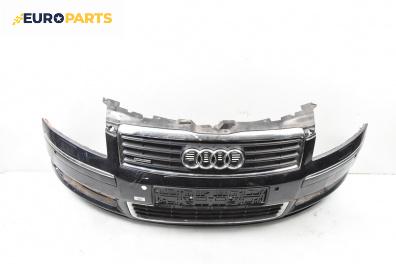 Предна броня за Audi A8 Sedan 4E (10.2002 - 07.2010), седан, позиция: предна