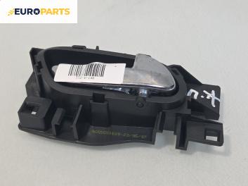 Вътрешна дръжка за Peugeot 207 Hatchback (02.2006 - 12.2015), 4+1 вр., хечбек, позиция: предна, дясна, № 96555516VD