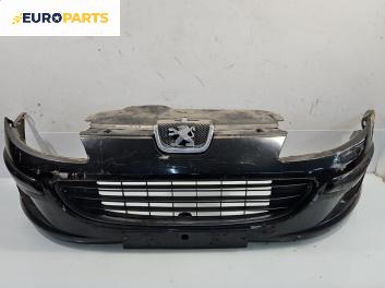 Предна броня за Peugeot 407 Station Wagon (05.2004 - 12.2011), позиция: предна
