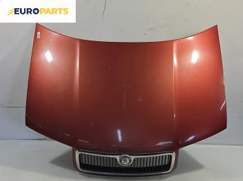 Преден капак за Skoda Fabia I Hatchback (08.1999 - 03.2008), 4+1 вр., хечбек, позиция: предна