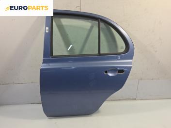 Врата за Nissan Micra III Hatchback (01.2003 - 06.2010), 4+1 вр., позиция: задна, лява